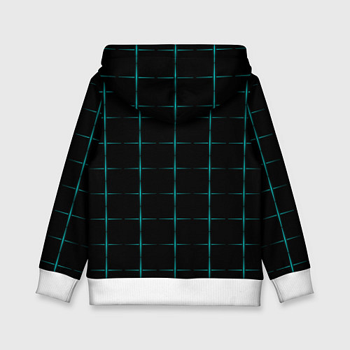 Детская толстовка Color black blue crosses / 3D-Белый – фото 2