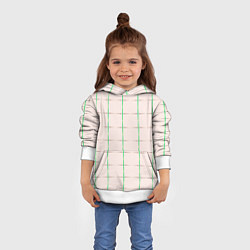 Толстовка-худи детская Color white stripes, цвет: 3D-белый — фото 2