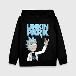 Детская толстовка Linkin Park и Рик Санчес из Рик и Морти