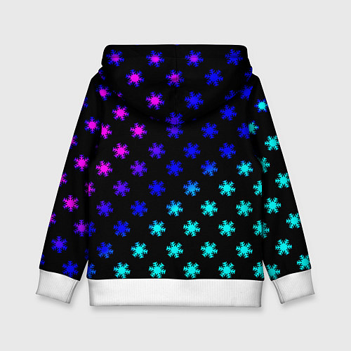 Детская толстовка Doom winter neon / 3D-Белый – фото 2