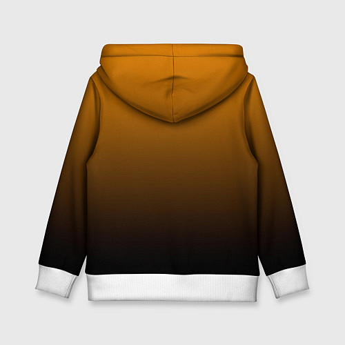 Детская толстовка Orange gradient / 3D-Белый – фото 2