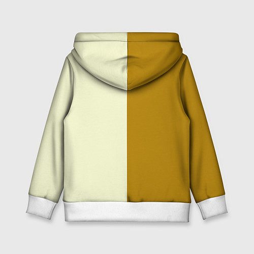Детская толстовка Жар-птица в золотом / 3D-Белый – фото 2