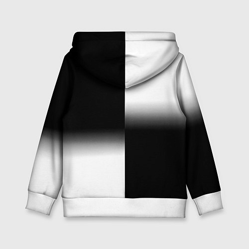 Детская толстовка Doom black geometry / 3D-Белый – фото 2