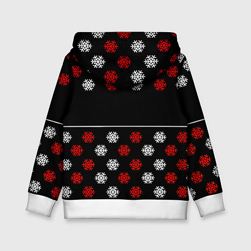 Детская толстовка Doom winter pattern steel / 3D-Белый – фото 2