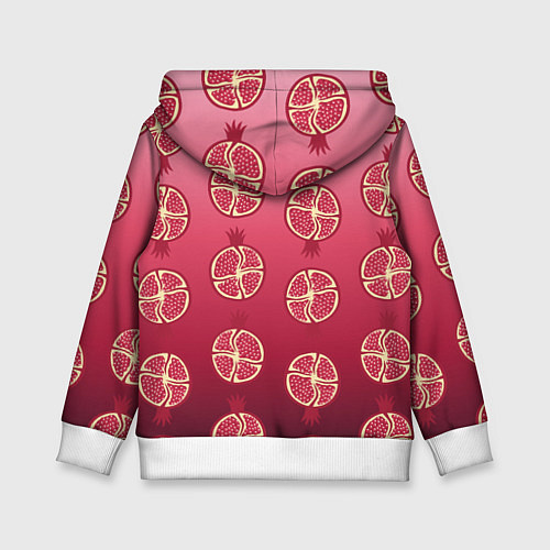 Детская толстовка Сочные гранаты / 3D-Белый – фото 2