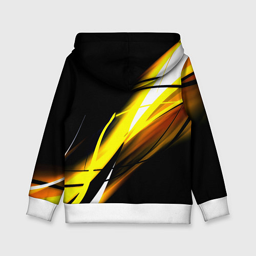 Детская толстовка Doom геометрия из полос / 3D-Белый – фото 2