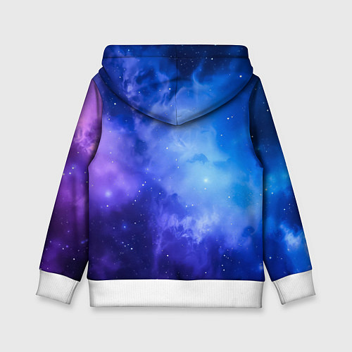 Детская толстовка Неоновый яркий космос / 3D-Белый – фото 2