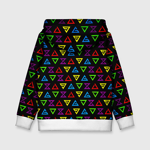 Детская толстовка Liverpool pattern neon / 3D-Белый – фото 2