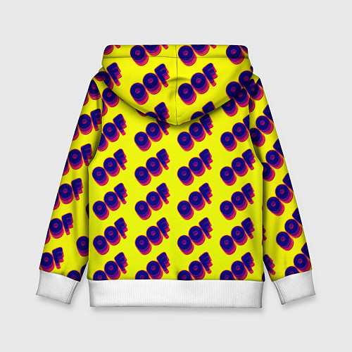 Детская толстовка Monako off / 3D-Белый – фото 2