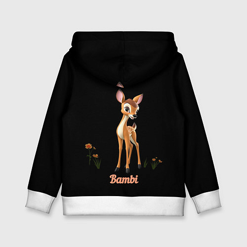 Детская толстовка Bambi / 3D-Белый – фото 2