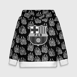 Детская толстовка Barcelona лапы лес