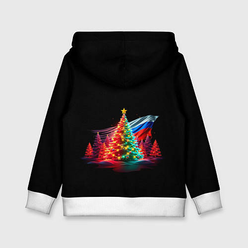 Детская толстовка Ёлочные чудеса / 3D-Белый – фото 2