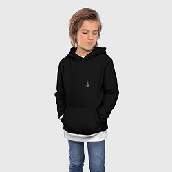 Толстовка-худи детская Ёлка и компания, цвет: 3D-белый — фото 2