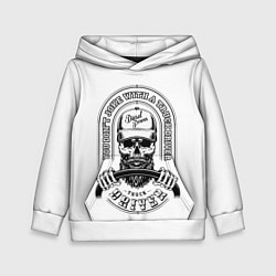 Толстовка-худи детская Водитель грузовика, цвет: 3D-белый