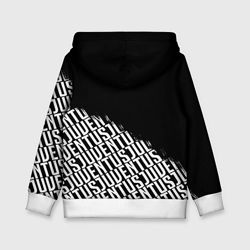 Детская толстовка Ювентус надписи лого / 3D-Белый – фото 2