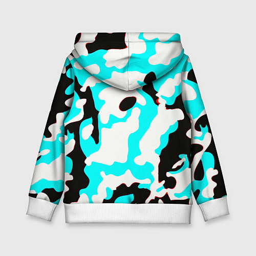 Детская толстовка Liverpool камуфляж текстура / 3D-Белый – фото 2