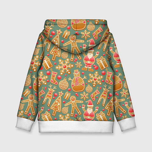 Детская толстовка Имбирные пряники / 3D-Белый – фото 2