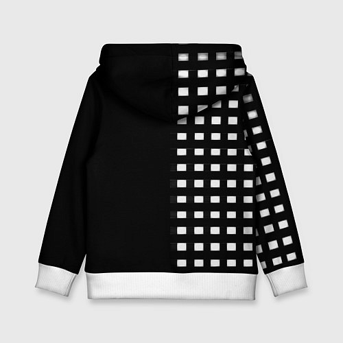 Детская толстовка Real Madrid клетка / 3D-Белый – фото 2