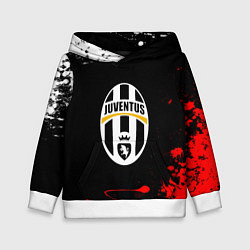 Детская толстовка Ювентус краски текстура всплеск