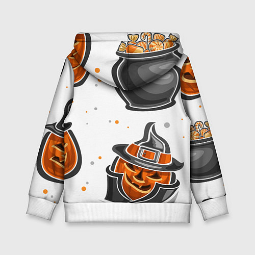 Детская толстовка Candy halloween / 3D-Белый – фото 2