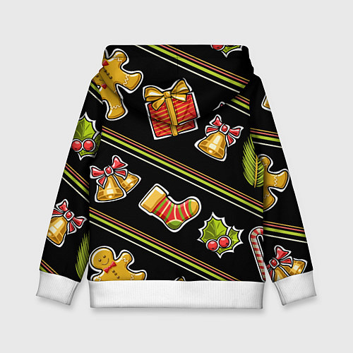 Детская толстовка Рождественский дух / 3D-Белый – фото 2