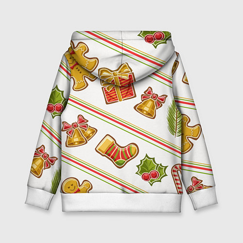 Детская толстовка Рождественский дух / 3D-Белый – фото 2