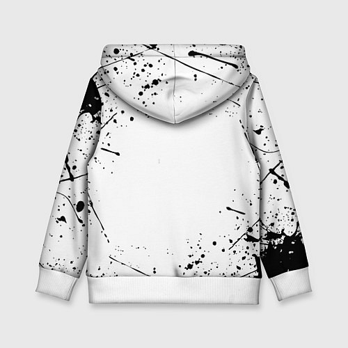 Детская толстовка Barcelona брызги красок / 3D-Белый – фото 2