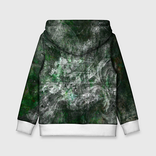 Детская толстовка Абстракция - acid boom / 3D-Белый – фото 2