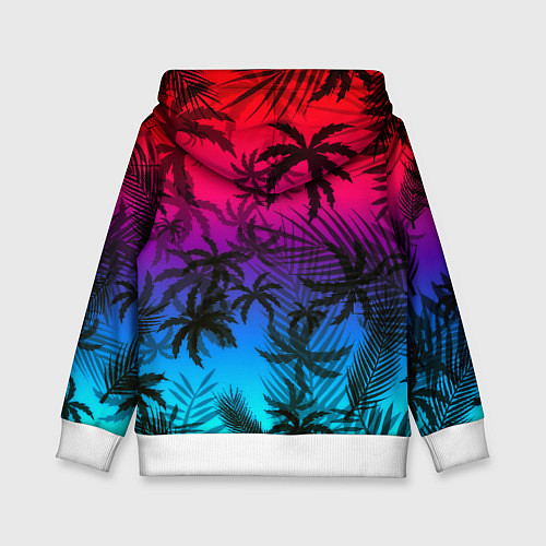 Детская толстовка Бавария Мюнхен неон тропики / 3D-Белый – фото 2