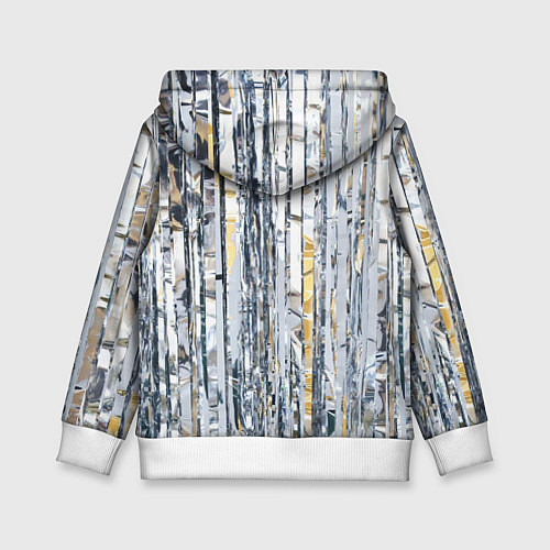 Детская толстовка Новогодний дождик / 3D-Белый – фото 2