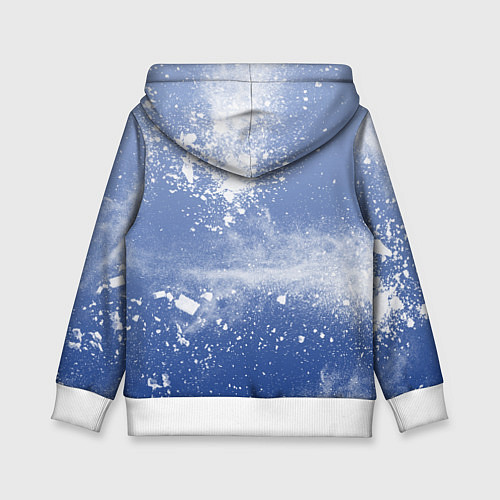 Детская толстовка Снежки попали в тебя / 3D-Белый – фото 2
