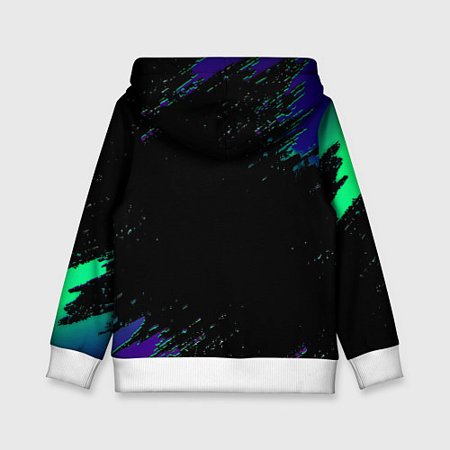 Детская толстовка Бавария Мюнхен краски текстура / 3D-Белый – фото 2