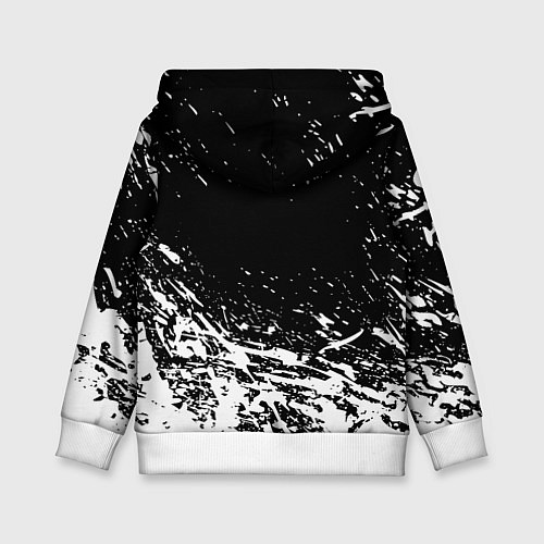 Детская толстовка Реал Мадрид краски текстура / 3D-Белый – фото 2
