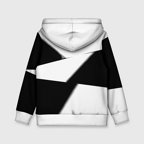 Детская толстовка Реал Мадрид геометрия полосы / 3D-Белый – фото 2