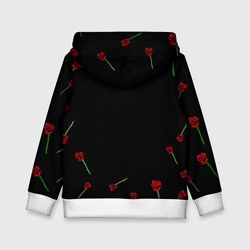 Детская толстовка Манчестер Юнайтед розы / 3D-Белый – фото 2
