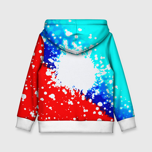 Детская толстовка Манчестер Юнайтед неон / 3D-Белый – фото 2