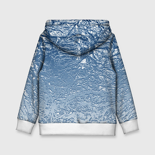 Детская толстовка Налипший снег / 3D-Белый – фото 2