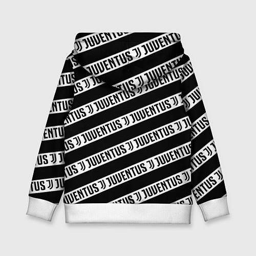 Детская толстовка Ювентус полосы линии спорт / 3D-Белый – фото 2