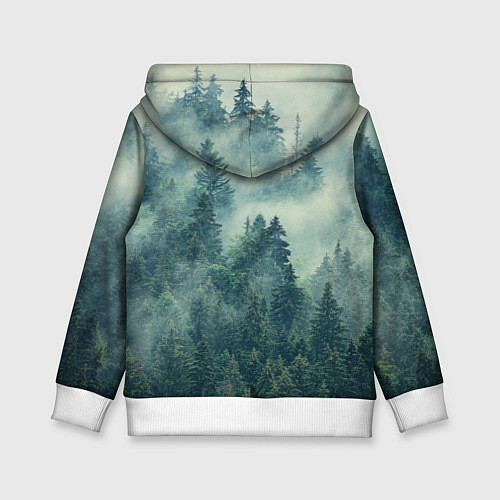 Детская толстовка Лес мой храм / 3D-Белый – фото 2