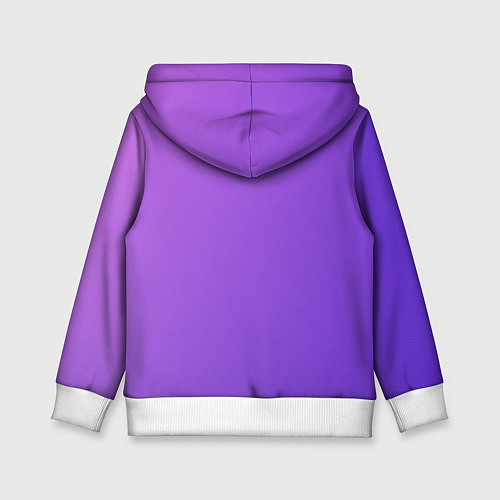 Детская толстовка The color is purple / 3D-Белый – фото 2