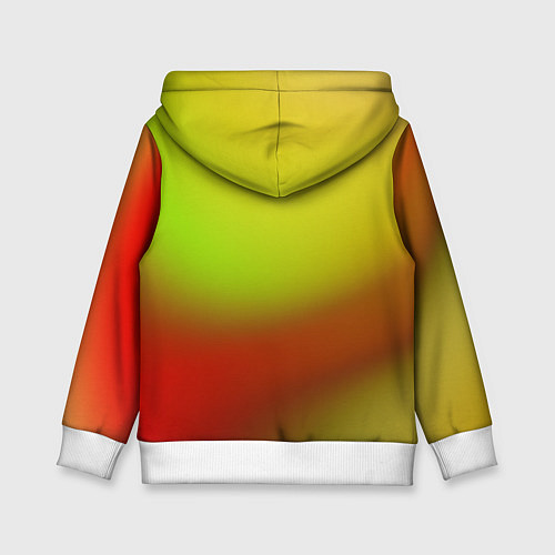 Детская толстовка Color multicolored gradient / 3D-Белый – фото 2