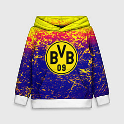 Толстовка-худи детская Borussia краски, цвет: 3D-белый
