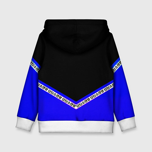 Детская толстовка Ювентус япония геометрия / 3D-Белый – фото 2