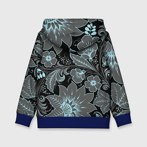 Детская толстовка Узор / 3D-Синий – фото 2