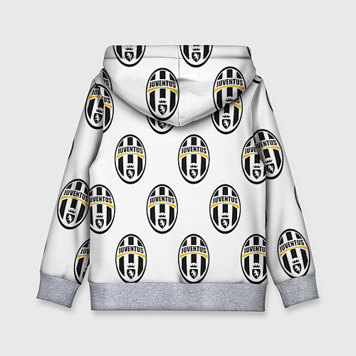 Детская толстовка Juventus Pattern / 3D-Меланж – фото 2