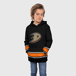 Толстовка-худи детская Anaheim Ducks Selanne, цвет: 3D-черный — фото 2