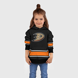 Толстовка-худи детская Anaheim Ducks Selanne, цвет: 3D-черный — фото 2