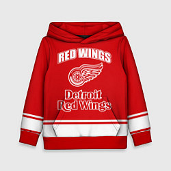 Толстовка-худи детская Detroit red wings, цвет: 3D-красный