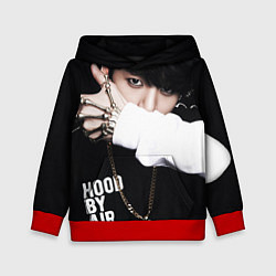 Толстовка-худи детская BTS: Hood by air, цвет: 3D-красный