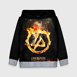 Толстовка-худи детская Linkin Park: Burning the skies, цвет: 3D-меланж